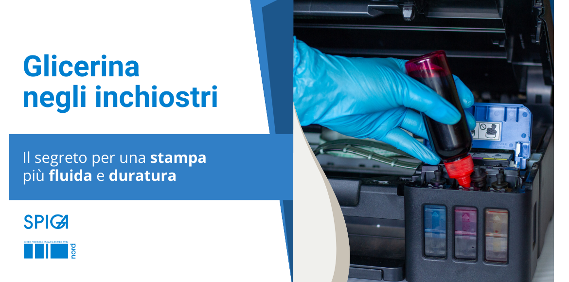 Glicerina negli inchiostri: il segreto per una stampa più fluida e duratura